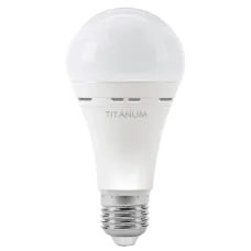 LED лампа аккумуляторная A68 10W E27 4000K 220V TITANUM TITANUM TL-EMA68-10274