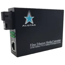 Медиаконвертор Alistar ALISTAR X5G 1G 10/100/1000BASE-T RJ-45 - 1000BASE-LX 1SM WDM SC 20KM TX1550/RX1310nm