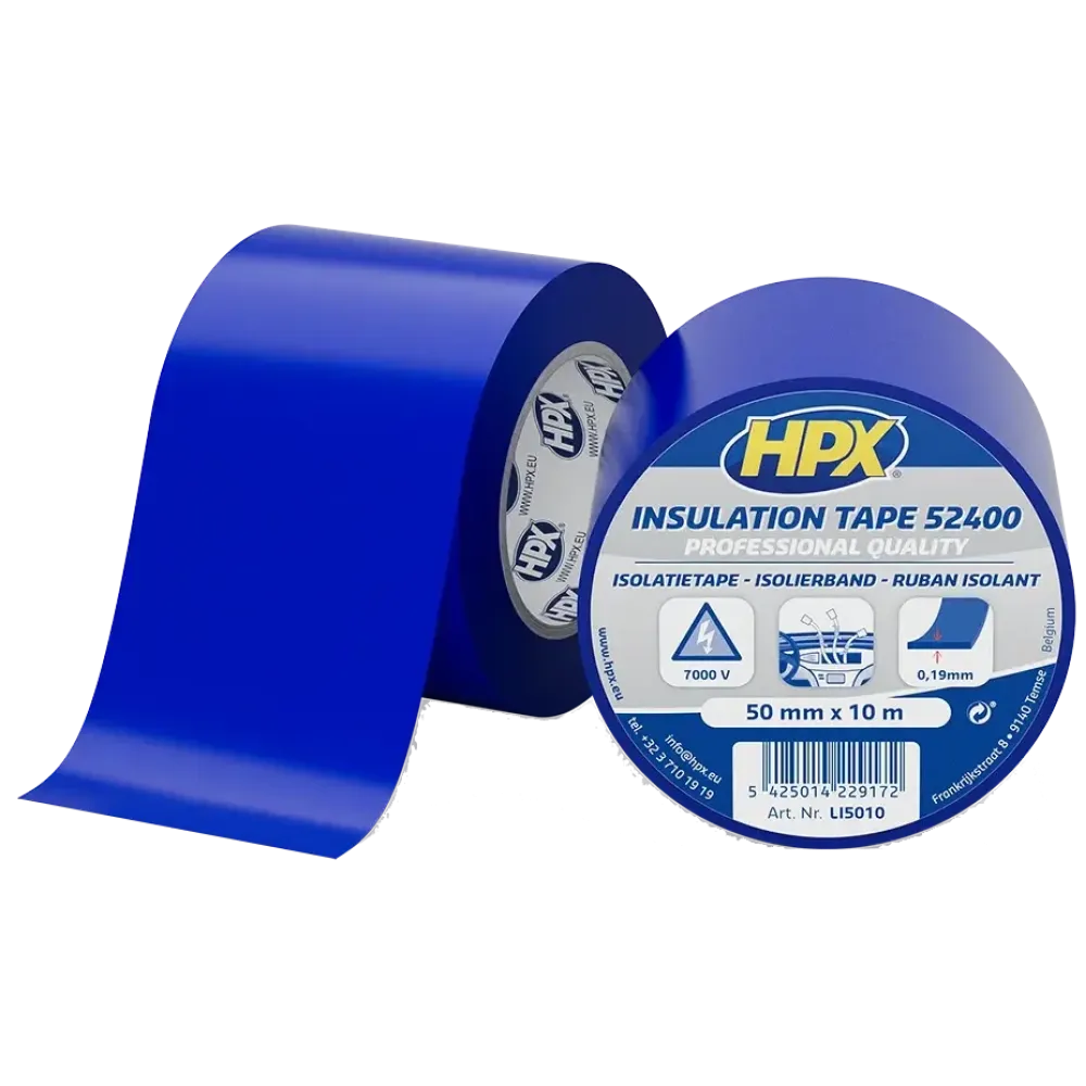 Стрічка ПВХ ізоляційна HPX HPX LI5010 52400 50мм x 10м