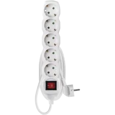 Сетевой удлинитель Emos EMOS P1523R 5 розетки 3 м Сетевой удлинитель Emos EMOS P1523R 5 розетки 3 м