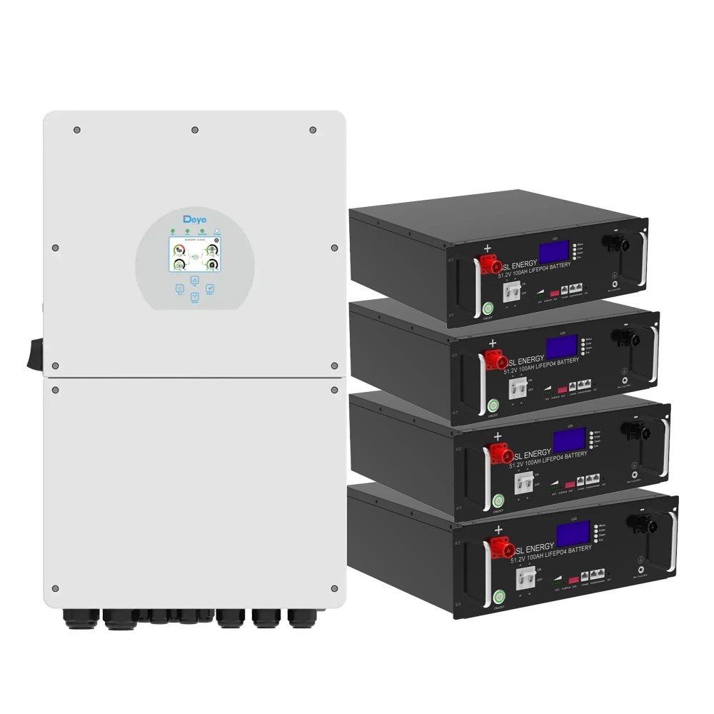 Система зберігання енергії Deye SUN-16K-SG01LP1-EU-4GS20.48K-LFP 16kW 20.48kWh 4BAT LiFePO4 6500 циклів (SUN-16K-SG01LP1-EU-4GS20.48K-LFP)