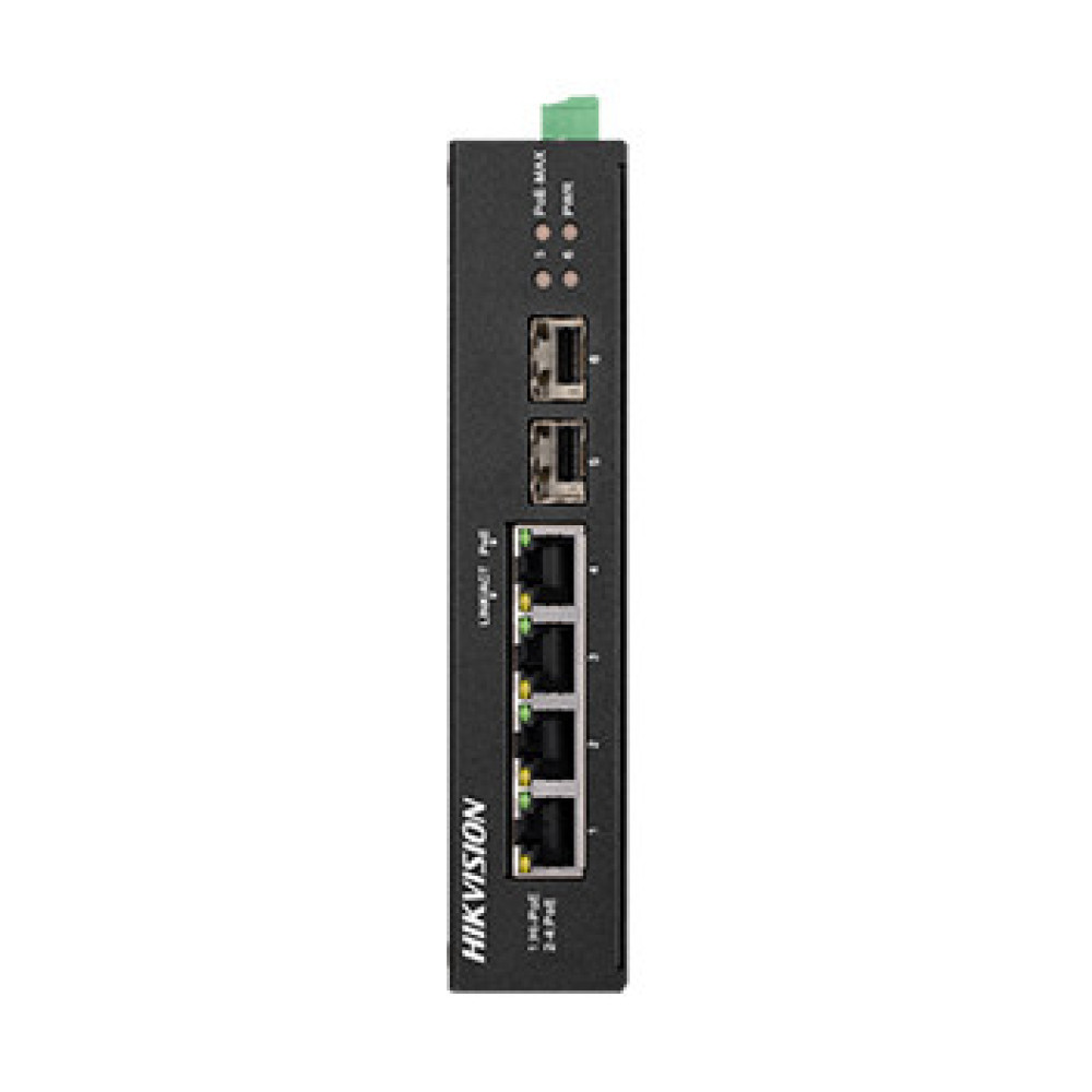 Комутатор 4 порти некерований Hikvision Hikvision DS-3T0506HP-E/HS POE