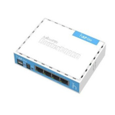 2.4GHz Wi-Fi точка доступа с 4-портами Ethernet для домашнего использования MikroTik MikroTik hAP lite (RB941-2nD)