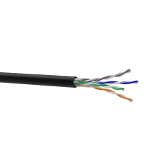 медь наружный ЗЗЦМ ЗЗЦМ Кабель Cat. 5e U/UTP 4x2x24 AWG PE (К)(70910031) бухта 500м.