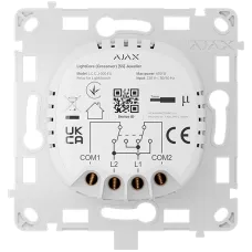 Беспроводной сенсорный перекрестный выключатель света Ajax Ajax LightCore (Crossover) [55] (8EU) ASP