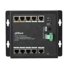 Коммутатор 8 портов неуправляемый Dahua Dahua DH-PFS3111-8ET-96-F PoE