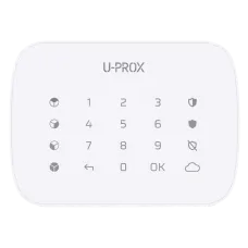 Беспроводная сенсорная клавиатура для четырех групп U-Prox U-Prox Keypad G4 White