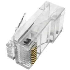 Коннектор соединительный неэкранированный (упаковка 100 шт) Kingda RJ45 кат. 5e