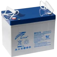 Акумуляторна батарея RITAR RITAR DG12-75 12V 75Ah Акумуляторна батарея RITAR RITAR DG12-75 12V 75Ah