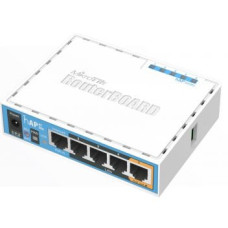 Двухдиапазонная  Wi-Fi точка доступа с 5-портами Ethernet, для домашнего использования MikroTik MikroTik hAP ac lite (RB952Ui-5ac2nD)