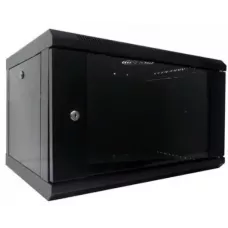 Шкаф коммутационный настенный 6U 600x450  WMNC-6U-FLAT- BLACK Hypernet 6U 600x450