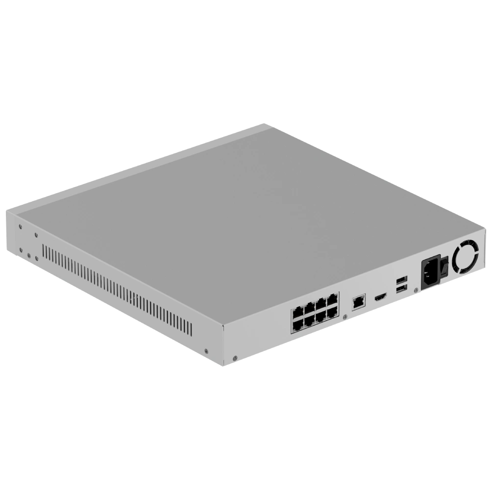 Відеореєстратор Ajax Ajax Superior NVR H2DAI8PAC (8ch) white 24ТБ PoE AI