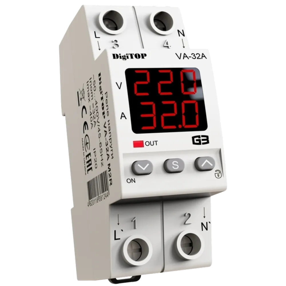 Реле напряжения DigiTOP DigiTop VА-32A M2R