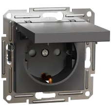 Розетка антрацит Schneider Electric Schneider Electric Asfora EPH3100171 Розетка антрацит Schneider Electric Schneider Electric Asfora EPH3100171