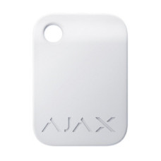 бесконтактный брелок управления  Ajax Tag white (10pcs)