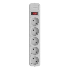 Сетевой фильтр для ИБП (UPS) 1.8 м кабель 5 розеток Gembird Gembird SPG5-X-6G Сетевой фильтр для ИБП (UPS) 1.8 м кабель 5 розеток Gembird Gembird SPG5-X-6G