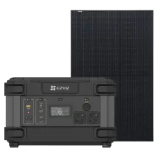 Система автономного питания однофазная Ezviz Ezviz CS-PS1300 (CN066)(FR) + Risen Solar RSM40-8-400MB Full Black Система автономного питания однофазная Ezviz Ezviz CS-PS1300 (CN066)(FR) + Risen Solar RSM40-8-400MB Full Black