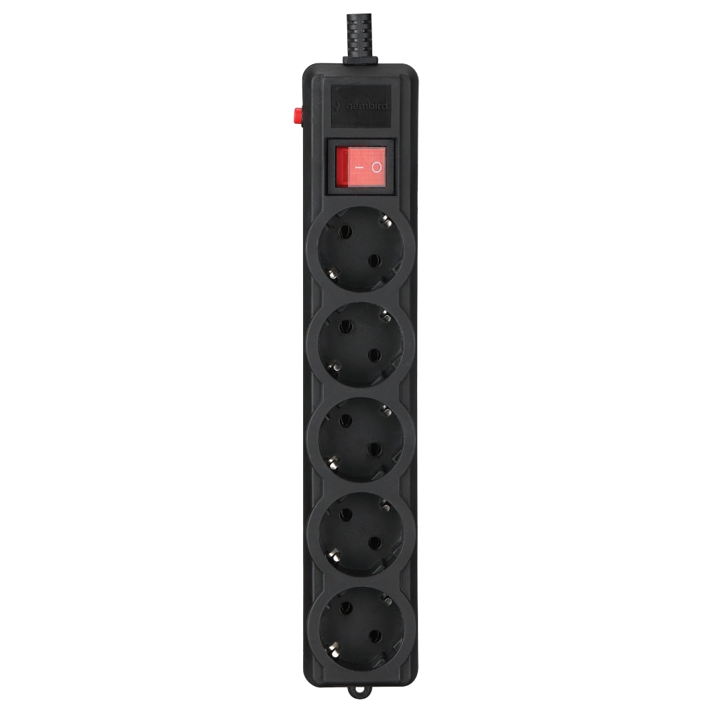 Мережевий фільтр Gembird Gembird SPG5-G-15B-PRO 4.5 м кабель 5 розеток