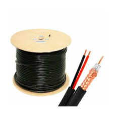 Кабель комбінований (Коаксіал + Харчування) бухта 305 м Atis RG590-CU+2*0.75 PE ATIS Кабель комбінований (Коаксіал + Харчування) бухта 305 м Atis RG590-CU+2*0.75 PE ATIS