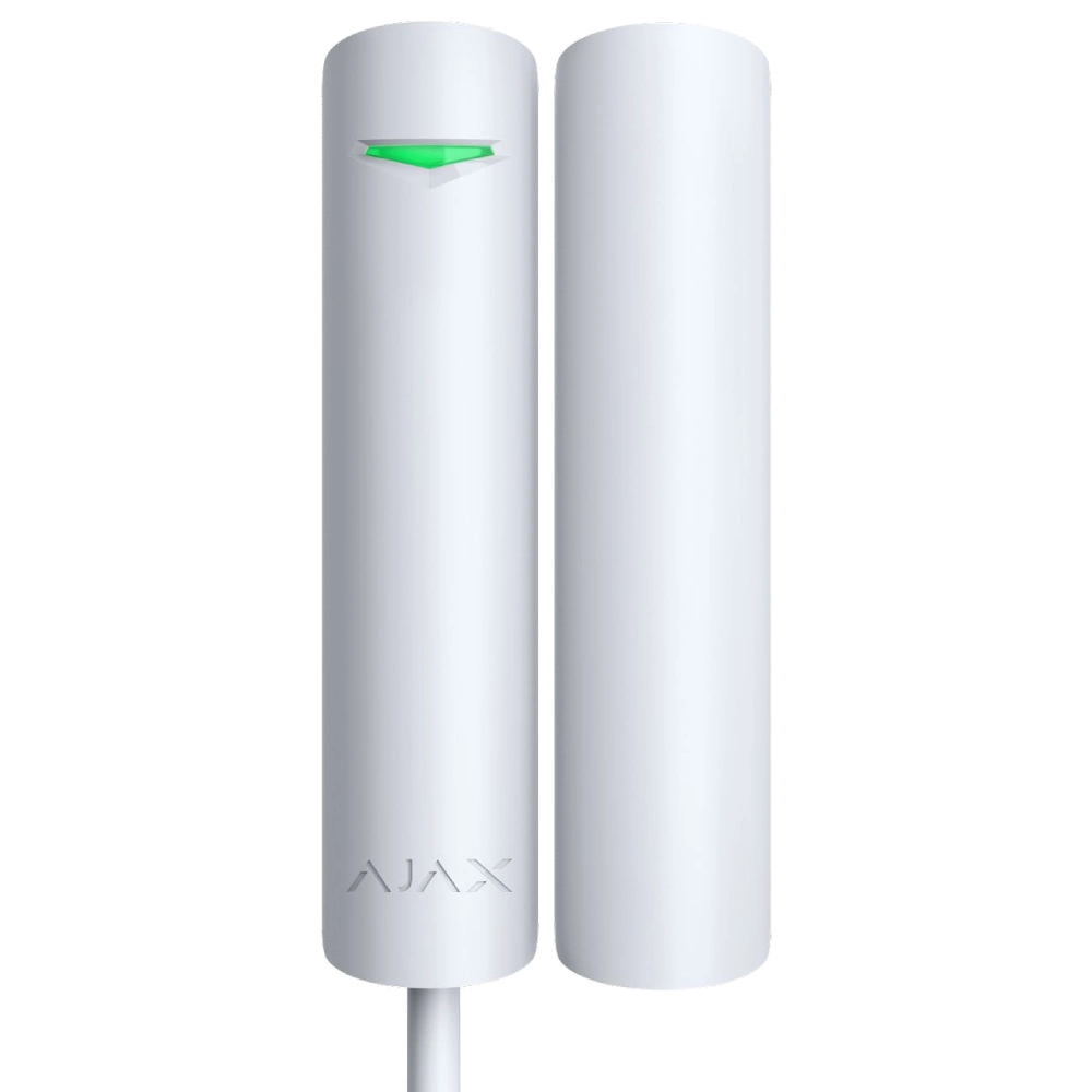 Дротовий магнітоконтактний сповіщувач Ajax Ajax DoorProtect Plus Fibra white