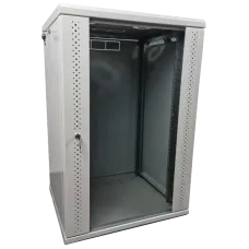 Шафа  EServer 15U 600х600х773 стекло, серая