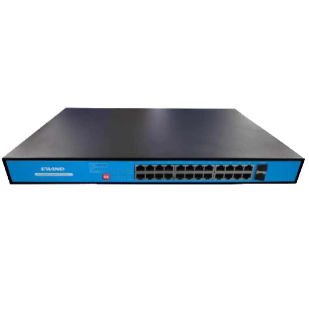 Коммутатор 26 портов неуправляемый Ewind Ewind EW-S1926CGU-AP-AT PoE