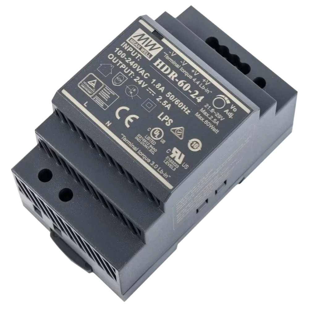 Блок живлення (для монтажу на DIN рейку) Mean Well MeanWell HDR-60-24 24B 2.5А