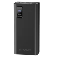 Повербанк VIDEX TITANUM 728S 30000mAh 22.5W Black