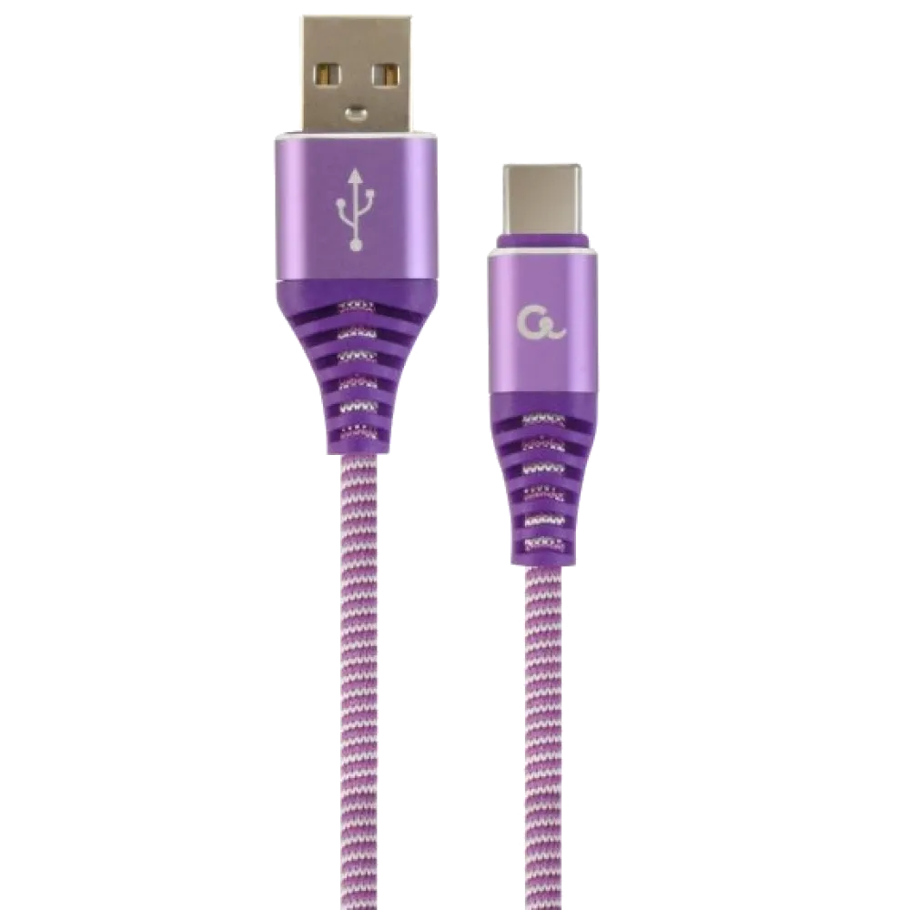 Кабель Cablexpert Cablexpert CC-USB2B-AMCM-2M-PW USB A - USB C 2м