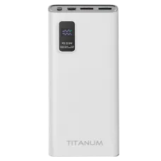 Повербанк VIDEX TITANUM 727S White 20 000 мА•ч