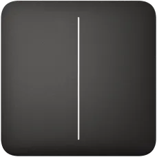 Кнопка Ajax Ajax SoloButton (2-gang) [55] black двуклавишного выключателя
