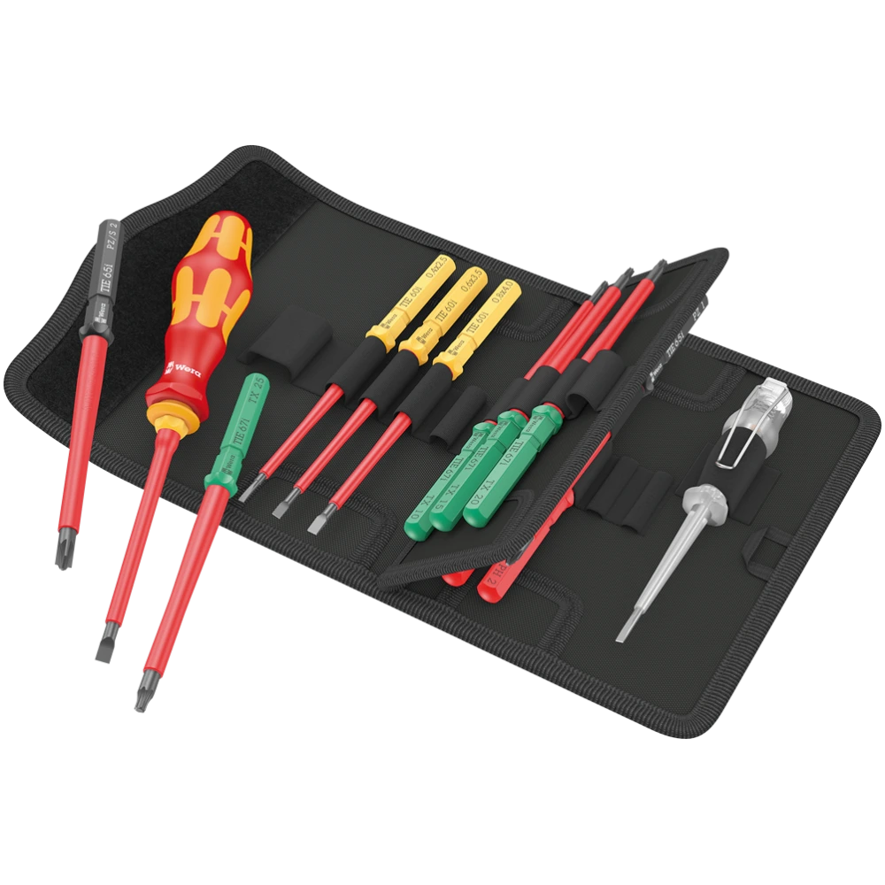 Отвертка с сменными насадками  WERA Kraftform Kompakt VDE 16 Universal 1 TIE (05006607001)