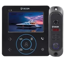Комплект видеодомофона BCOM BCOM BD-480M Black Kit