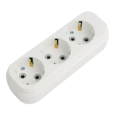 Колодка 3 гнезда с заземлением Makel Makel MGP131