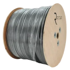 Кабель коаксіальний з живленням 305 м RITAR RITAR B305-RG59CU + 2x0.5mm CU, 0,81 мм.CU, 64x0.12m CCA