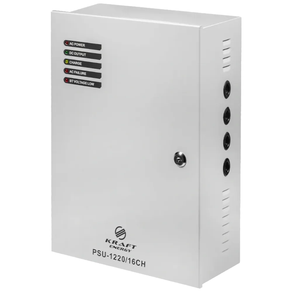 ББП 16-ти канальний Kraft PSU-1220/16CH 12V 20А