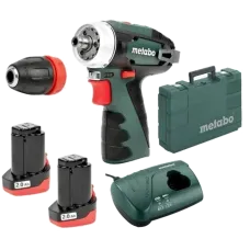 Аккумуляторная дрель-шуруповерт Metabo Metabo PowerMaxx BS Quick Basic (600156500)