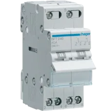 Перемикач I-0-II із загальним виходом зверху, 2-пол., 40А/230В Hager Hager SFT240