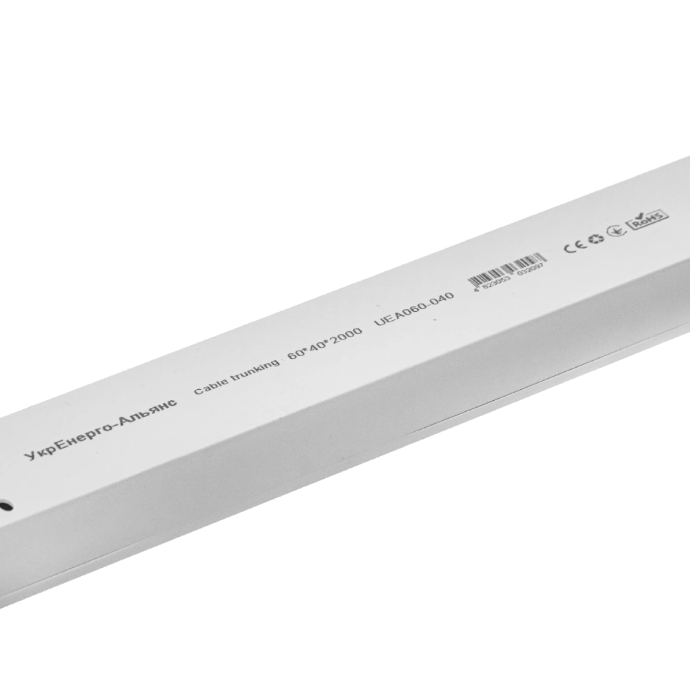 Кабельний канал  60х40 мм 2м с двойным замком