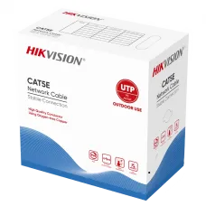 Кабель кручена пара (для зовнішньої прокладки) UTP CAT 5E Hikvision DS-1LN5EO-UU/E