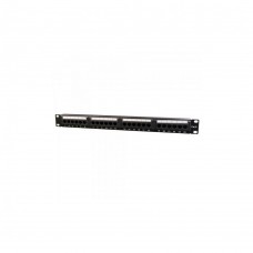 Патч-панель 19" 24xRJ-45 UTP cat.6, 1U, тип 110 Cablexpert (NPP-C624CM-001)