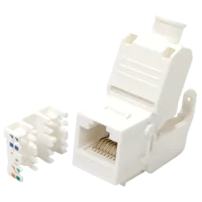 Модуль соединительный без инструментов L&W LW KeyStone RJ45 UTP Slim