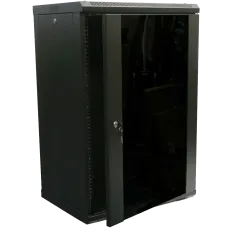 Шкаф коммутационный настенный разборной  Hypernet WMNC-15U-FLAT- BLACK15U 600x450