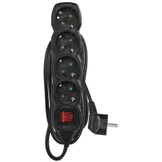 Сетевой удлинитель Emos EMOS PC1423R 4 розетки 3 м Сетевой удлинитель Emos EMOS PC1423R 4 розетки 3 м