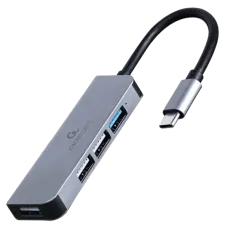 USB-концентратор Cablexpert Cablexpert UHB-CM-U3P1U2P3-01USB-С 1 х USB 3.1 Gen1 (5 Gbps), 3 х USB 2.0