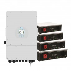 Система зберігання енергії Deye SUN-12K-SG04LP3-EU-4DY20.48K-LFP-W 12000W 20.48kWh 4BAT LiFePO4 6000 циклів (SUN-12K-SG04LP3-EU-4DY20.48K-LFP-W)