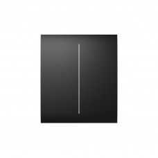 Центральная кнопка для двухклавишного выключателя Ajax CenterButton (2-gang) Black Ajax CenterButton (2-gang) Black (45115.140.BL)