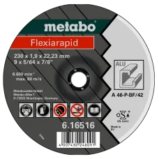 Відрізне коло по алюмінію 125 x 1,0 x 22,23 мм, TF 41 Metabo Metabo Flexiarapid (616513000)
