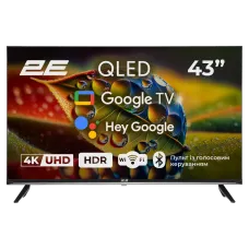 ТБ 2E 2E 43A77Q 43” дюйма 3840x2160 QLED Google TV