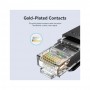 Патч-корд 3м, UTP cat 6 RJ-45 black Vention (IBNBI)